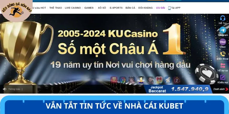 Vắn tắt tin tức về nhà cái Kubet