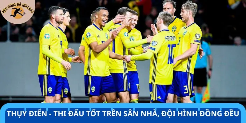 Thụy Điển có khả năng kiểm soát thế trận khá ổn