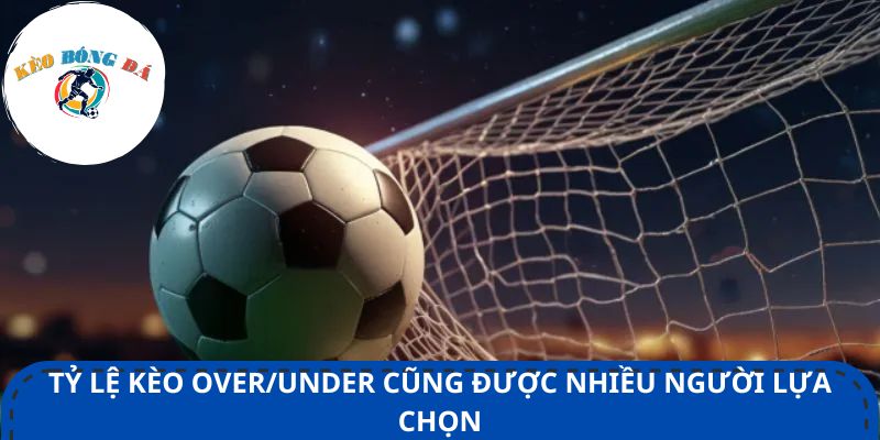 Tỷ lệ kèo Over/Under cũng được nhiều người lựa chọn
